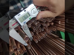 Beryllium Bronze BrрБ2 Barres BrB2 Bar selon le GOST 15835 Taille 3 mm 10 mm 20 mm 50 mm 60 mm